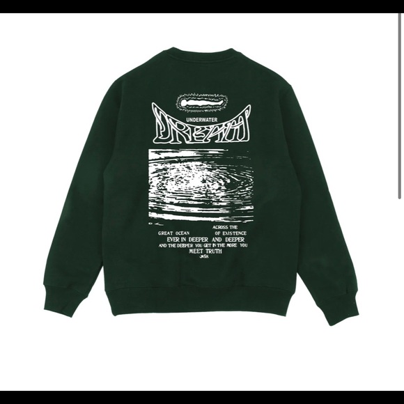 total luxury spa green dreams sweatshirt SSENSE S - Picture 2 of 3